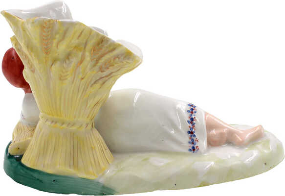 Карандашница «Девушка со снопами»